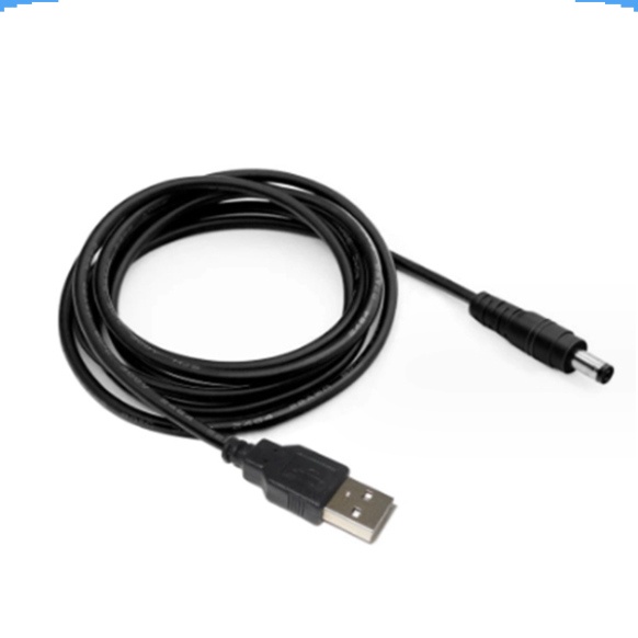 Dây cáp, dây sạc chuyển USB 5V ra DC 5.5*2.1mm