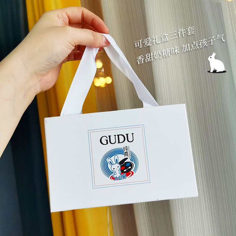 Nước Hoa / Son kem Hình Thỏ Trắng / Sữa Hương Thơm Nhẹ Nhàng Cho Nữ Sinh