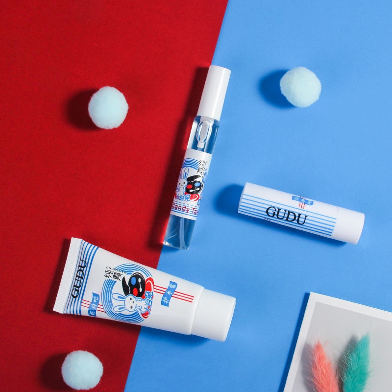 Nước Hoa / Son kem Hình Thỏ Trắng / Sữa Hương Thơm Nhẹ Nhàng Cho Nữ Sinh