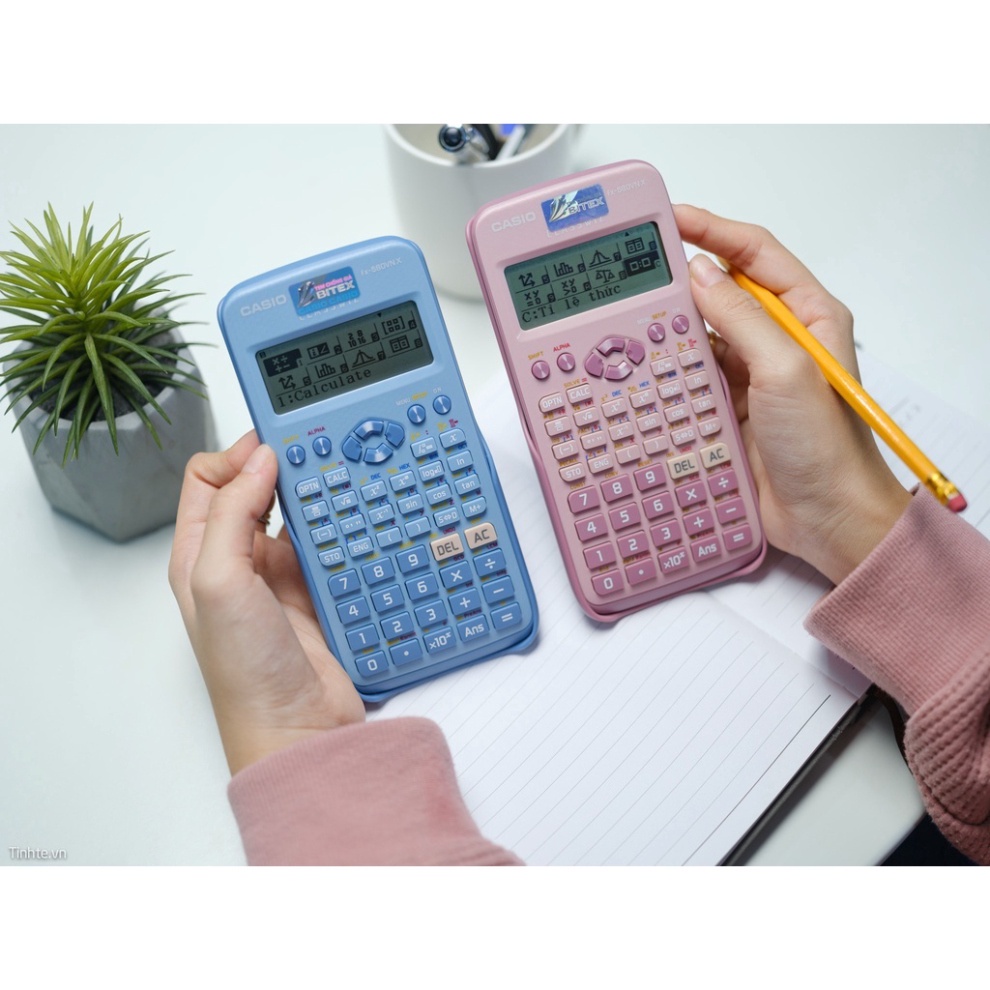 Máy tính CASIO Fx 580VN X thế hệ mới  Độ Chính Xác Cao - Máy Tính Giá Rẻ - Hàng Thái Bảo Hành 24 Tháng