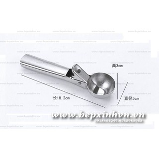 Muỗng múc kem inox