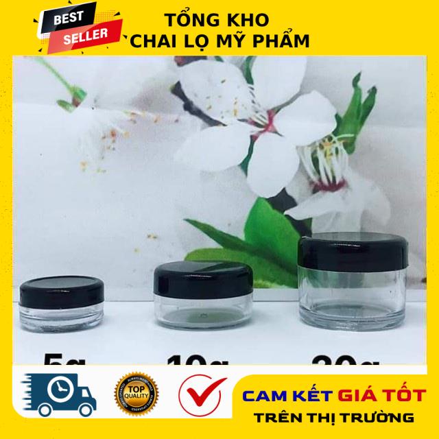 Hủ Hộp Đựng Kem ❤ Top Bán Chạy ❤ Hũ Hộp Nhựa Tròn 3g,5g,10g,20g,30g,50g,100g Chiết Kem , Chai Lọ Chiết Mỹ Phẩm .
