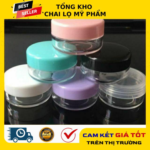 Hủ Hộp Đựng Kem ❤ Top Bán Chạy ❤ Hũ Hộp Nhựa Tròn 3g,5g,10g,20g,30g,50g,100g Chiết Kem , Chai Lọ Chiết Mỹ Phẩm .