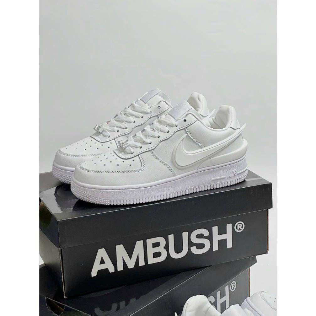Giày _Nike Air Force 1  AMBUSH Low Phantom   , giày Af1 AMBUSH full trắng bản S.Cấp trung full phụ kiện