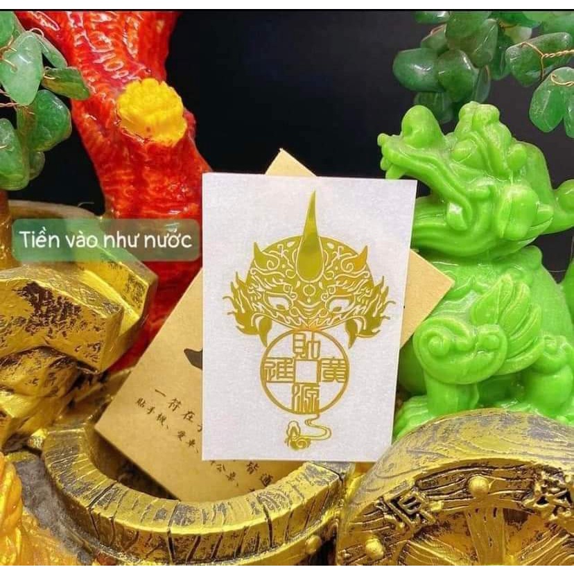 Miếng dán linh phù điện thoại đem lại may mắn cho chủ nhân