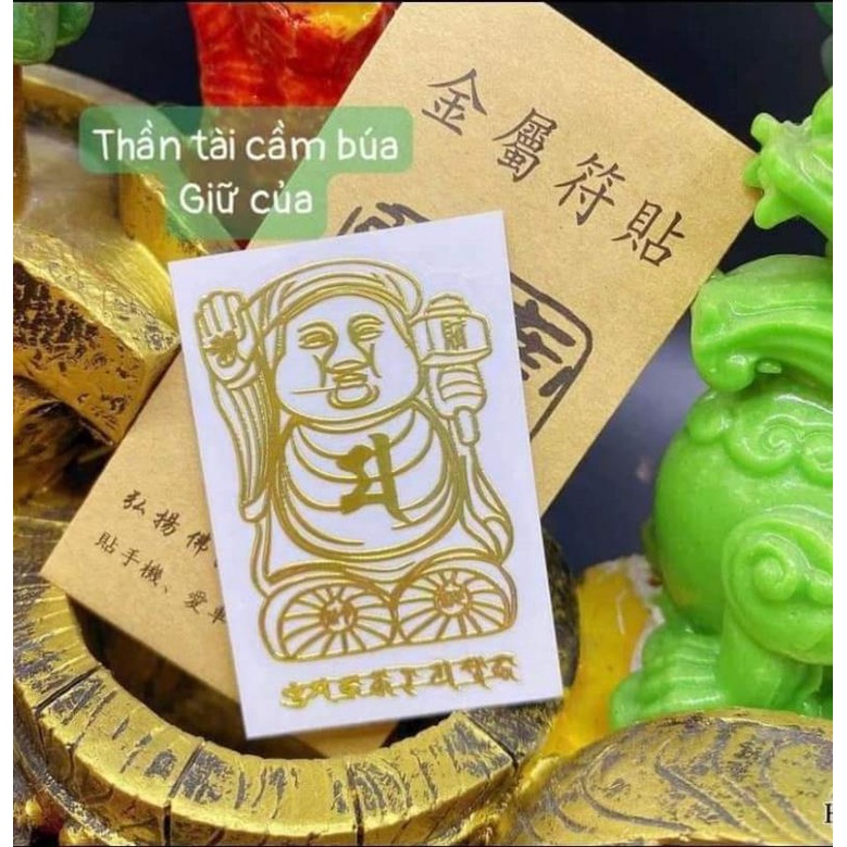 Miếng dán linh phù điện thoại đem lại may mắn cho chủ nhân