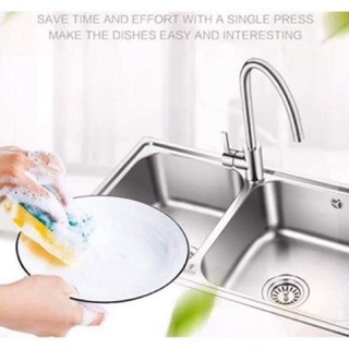 Hộp Đựng Nước Rửa Chén Bát Và Miếng Rửa Chén 2 in 1(tặng kèm miếng rửa chén)
