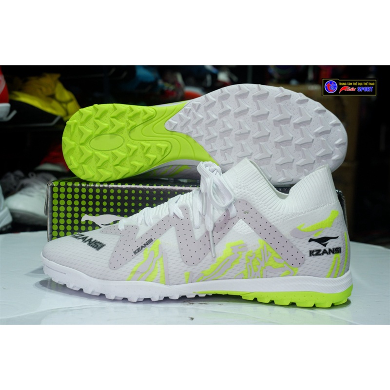 GIÀY BÓNG ĐÁ KAZANSI Ultra Ultimate pro TF - trắng xanh