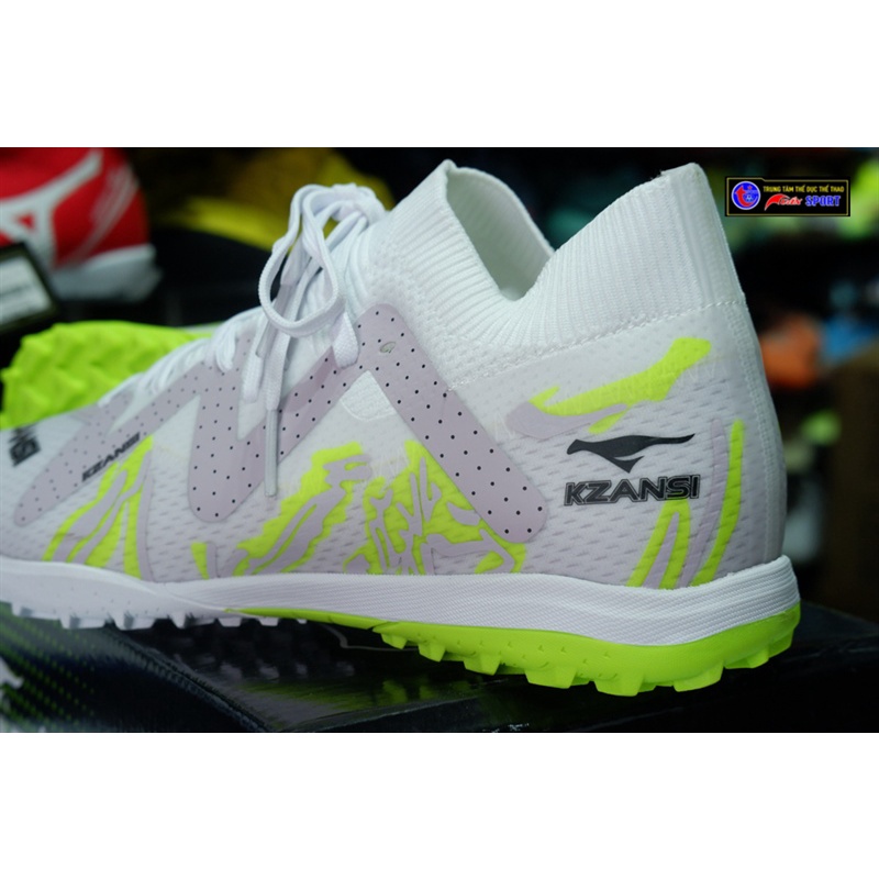 GIÀY BÓNG ĐÁ KAZANSI Ultra Ultimate pro TF - trắng xanh