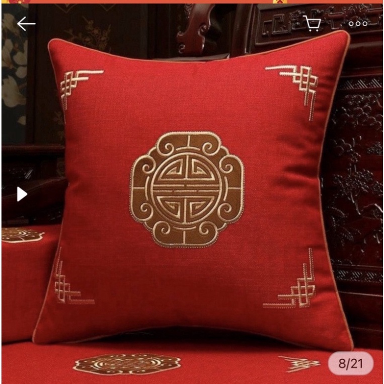 Vỏ gối tựa ghế tây âu, gối trang trí ghế sofa, gối tựa văn phòng nhiều mẫu kích thước 45cmx45cm