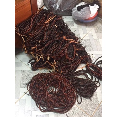 Vòng tràng GỖ - TRẮC 108 hạt tròn 6 ly Vòng gỗ may mắn đã trì chú