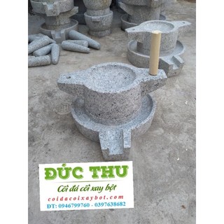 Cối đá xay bột gạo nước, gạo khô, đậu nành, bột trà, bột mè...đường kính 20cm