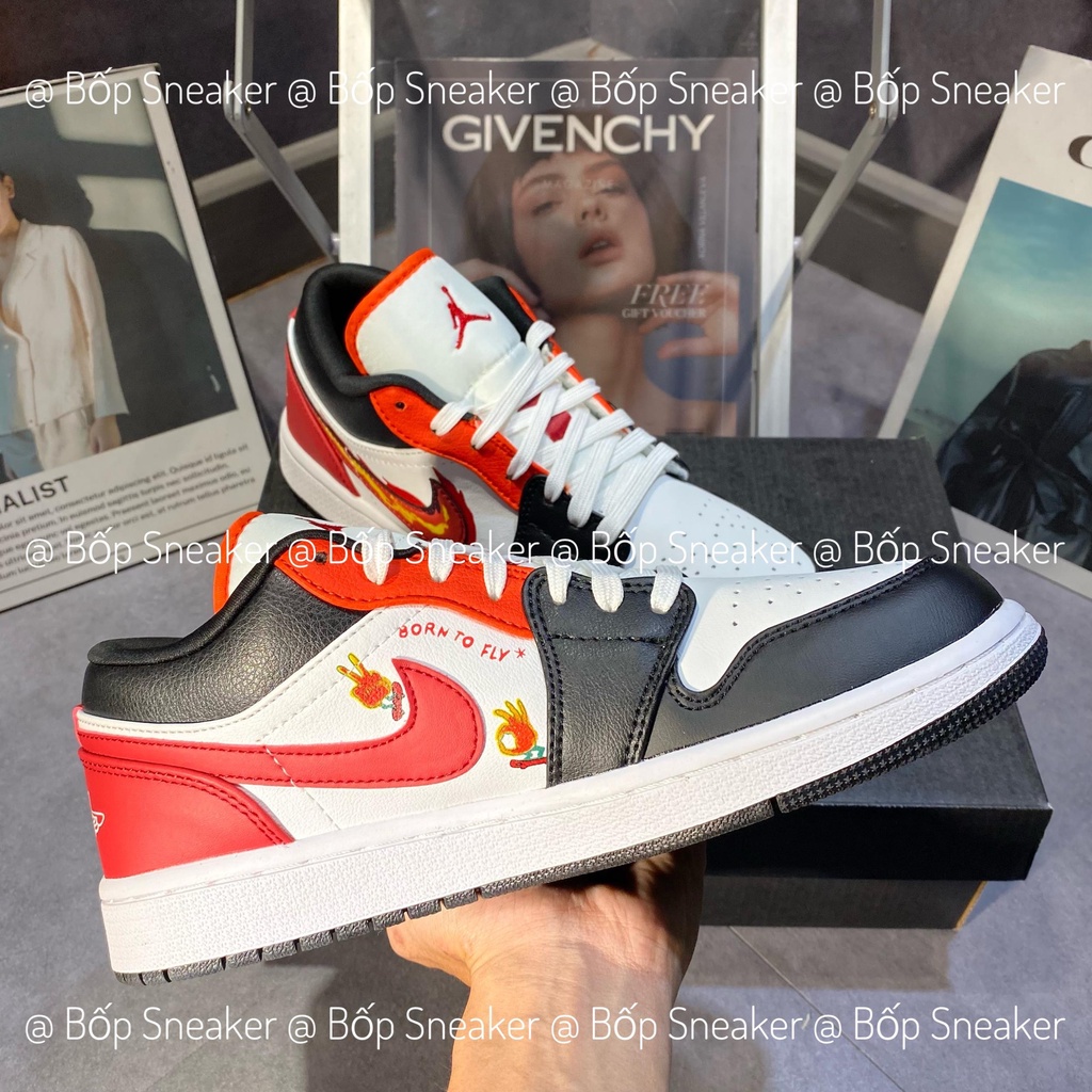 Giày thể thao Air JD 1 Low "Flaming Swoosh"