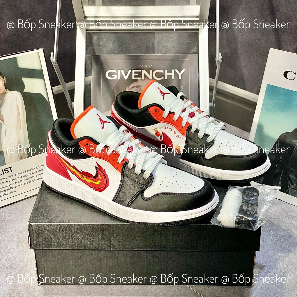 Giày thể thao Air JD 1 Low "Flaming Swoosh"