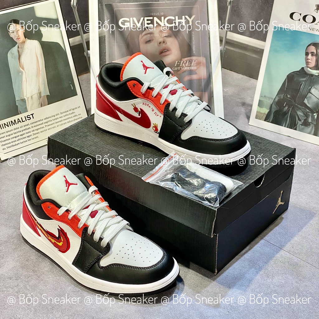 Giày thể thao Air JD 1 Low "Flaming Swoosh"