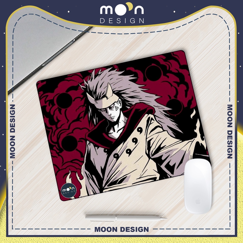 Miếng Lót Chuột Gaming in hình Naruto wallpaper Pad Decor bàn làm việc size Tròn 25/35/21x26/25x31