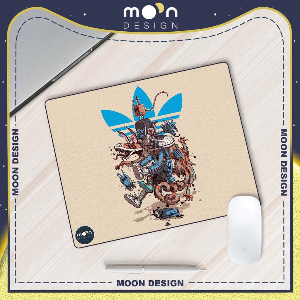 Miếng Lót Chuột Gaming in hình Adidas Giày Fanart Pad Decor bàn làm việc size Tròn 25/35/21x26/25x31