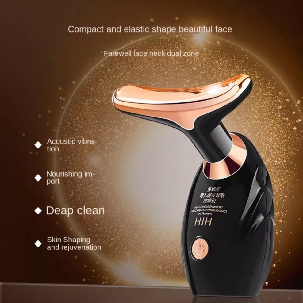 Máy Massage Nâng Cơ Mặt HIH , Đẩy Tinh Chất Collagen Giúp Trẻ Hóa, Thon Gọn cam cam