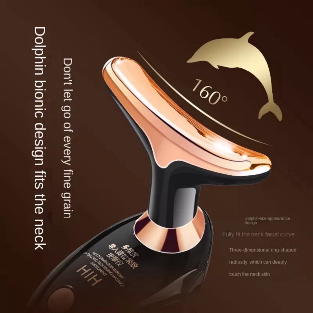 Máy Massage Nâng Cơ Mặt HIH , Đẩy Tinh Chất Collagen Giúp Trẻ Hóa, Thon Gọn cam cam