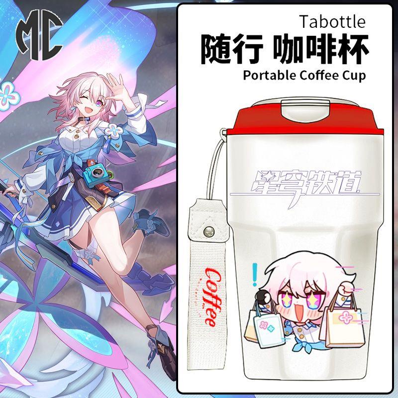 Cốc Giữ Nhiệt Bằng Thép Không Gỉ 304 Cao Cấp In Hình anime march 7th