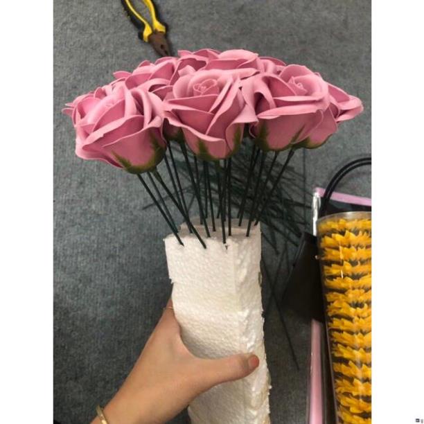 10 Cành Kẽm Cắm Hoa Sáp, Hoa Giấy , Hoa Nhựa  Làm Hoa Giấy Nhún Dài 40cm , Trang Trí Nhà Cửa Cổng Hoa Dài 40cm_LT02 ./