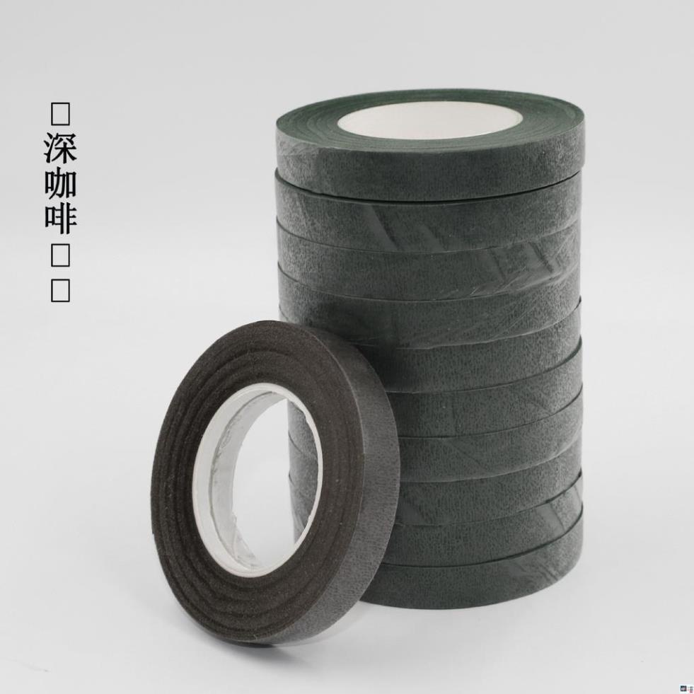Băng dính sáp , băng dính cuốn cành hoa giả , băng dính trang trí làm thủ công , decor_LT05 ./