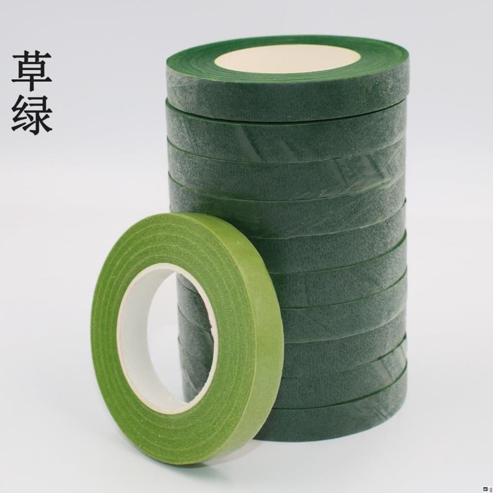 Băng dính sáp , băng dính cuốn cành hoa giả , băng dính trang trí làm thủ công , decor_LT05 ./