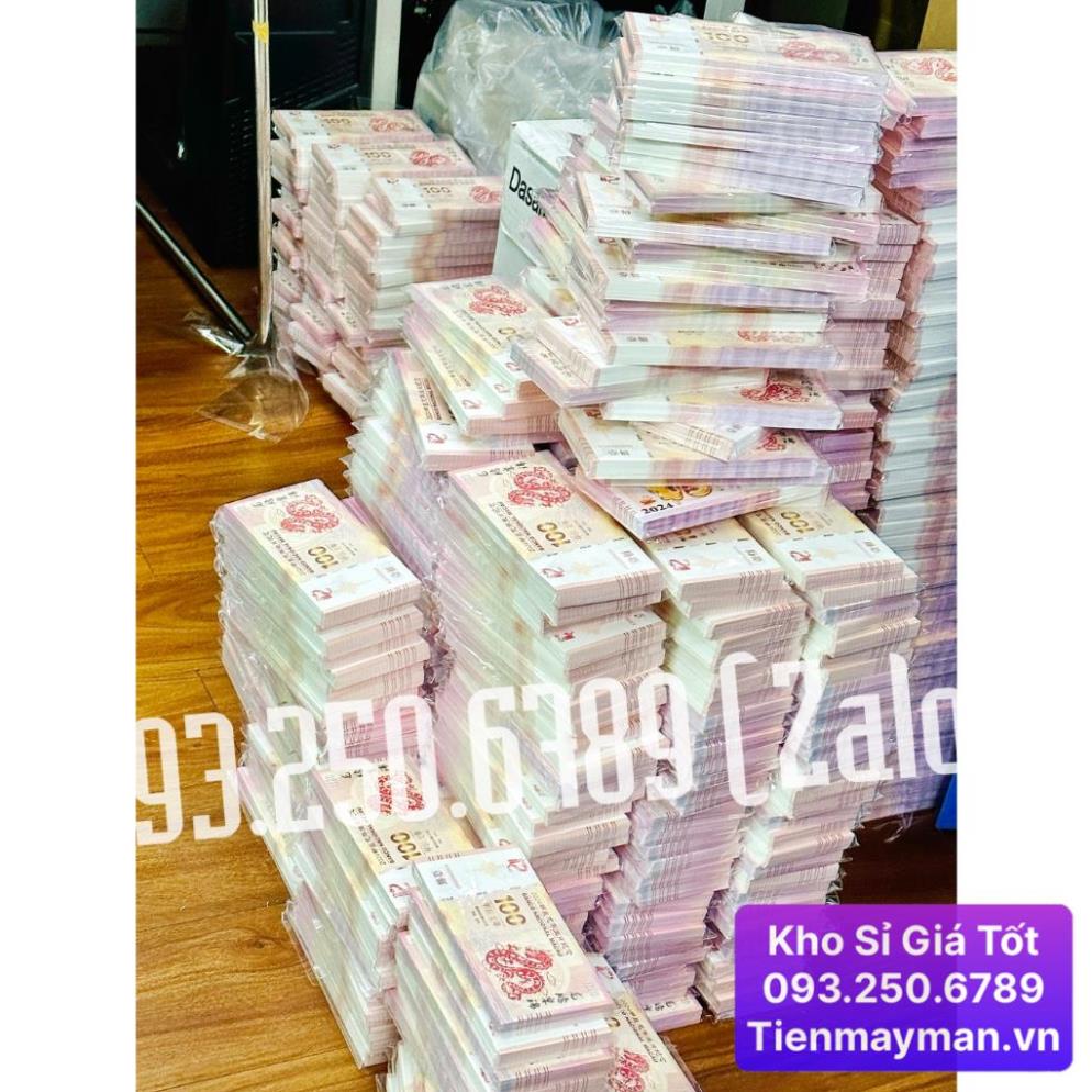 ⭐BÁN CHẠY⭐ Tiền Hình Con Rồng Kỷ Niệm Macao 100 Lì Xì Tết