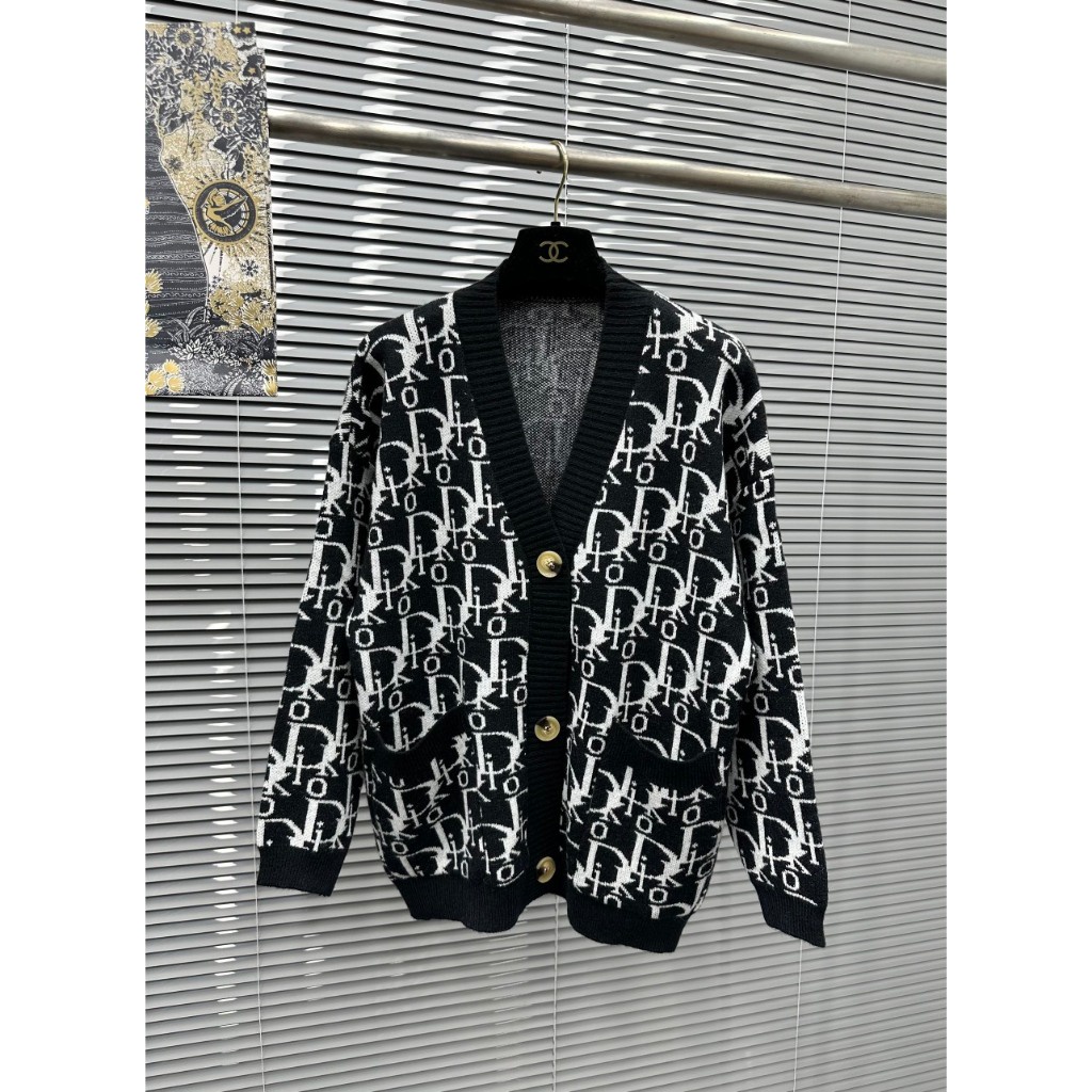 Áo khoác Cardigan len Đì ô siêu đẹp_Áo khoác len nam nữ cao cấp