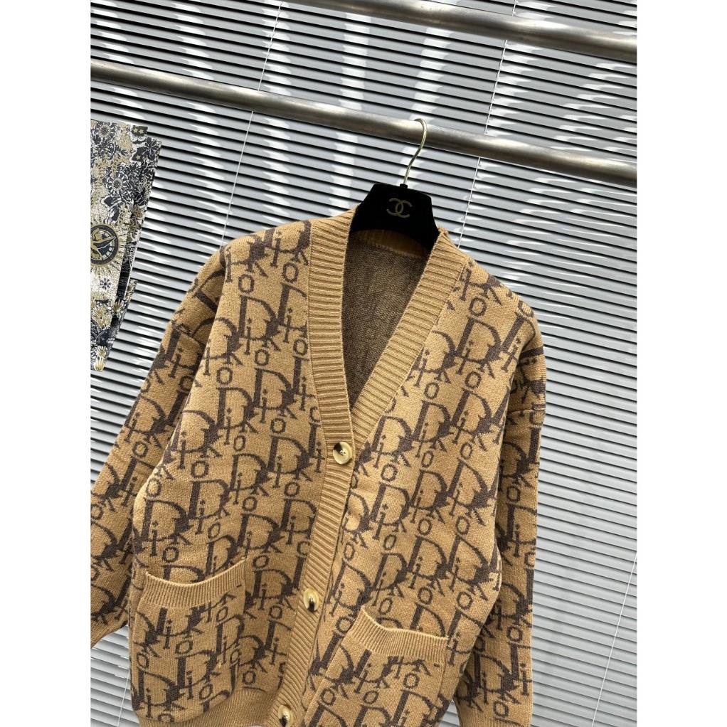 Áo khoác Cardigan len Đì ô siêu đẹp_Áo khoác len nam nữ cao cấp