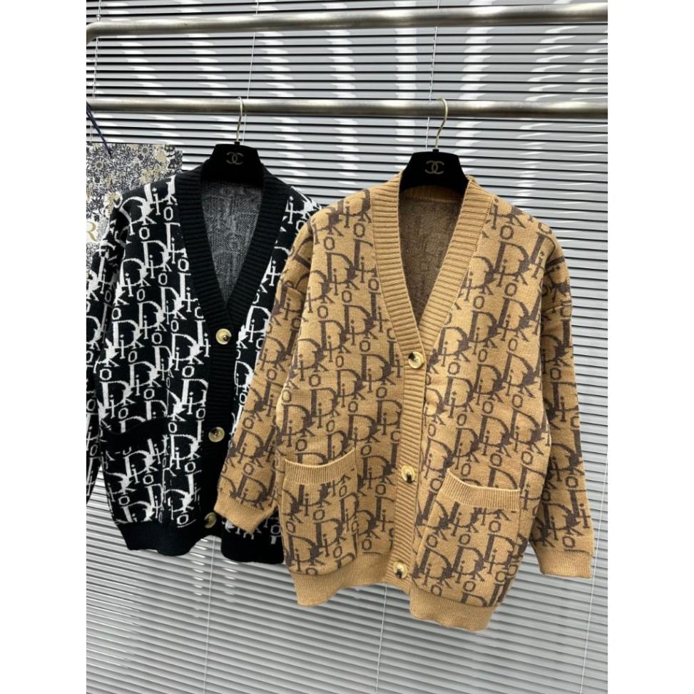 Áo khoác Cardigan len Đì ô siêu đẹp_Áo khoác len nam nữ cao cấp