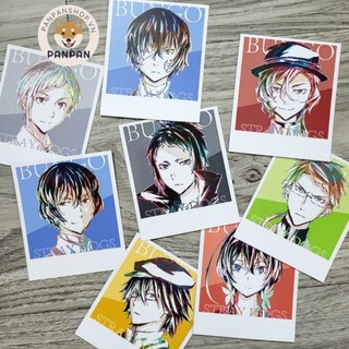 Combo 8 ảnh card lomo trang trí Anime BSD - Bungo Stray Dogs (tặng kèm dây và kẹp)