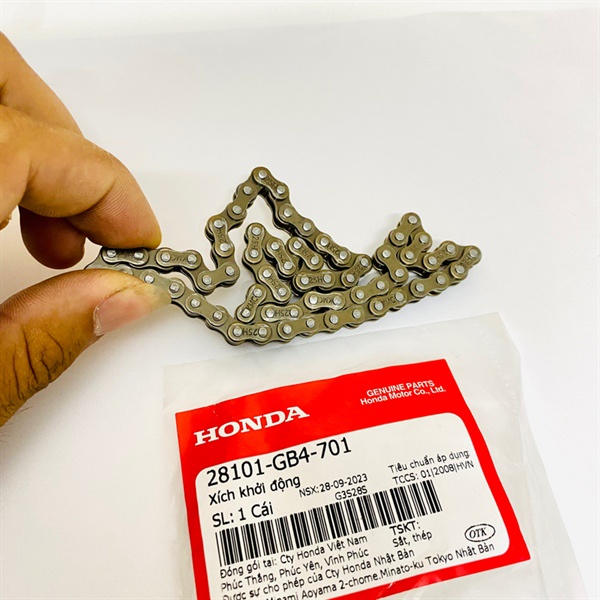 Xích đề 62 Mắt , khởi động CUB-C70, Dream , Future , Wave Zin Honda - 28101GB4701