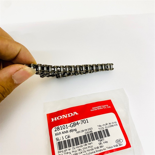 Xích đề 62 Mắt , khởi động CUB-C70, Dream , Future , Wave Zin Honda - 28101GB4701