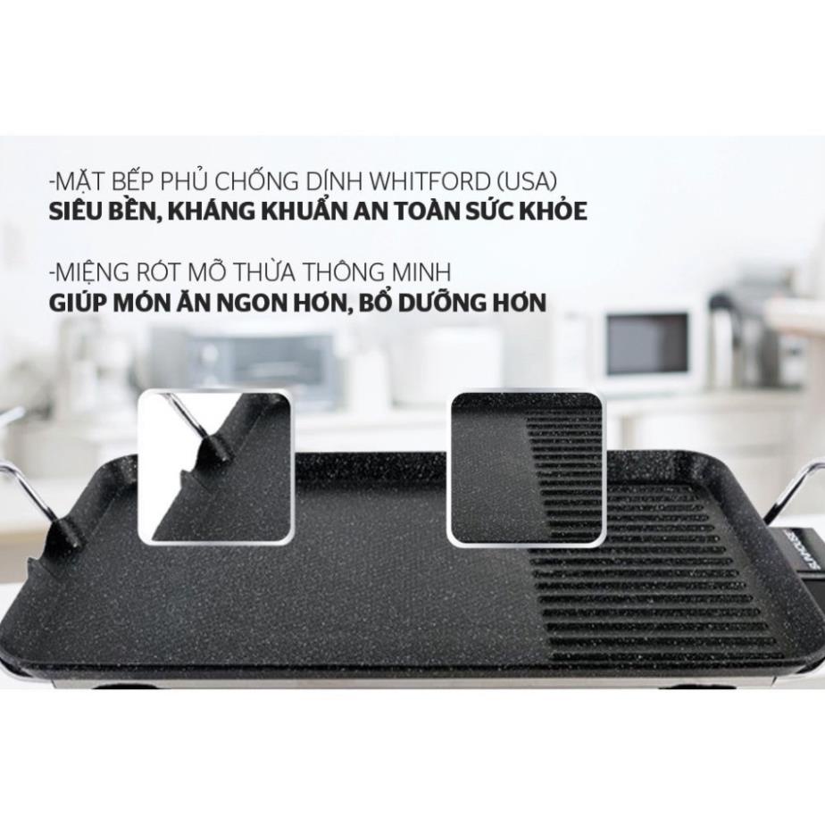 Bếp nướng điện không khói Sunhouse shd4607 công suất 1500w Hàng chính hãng..