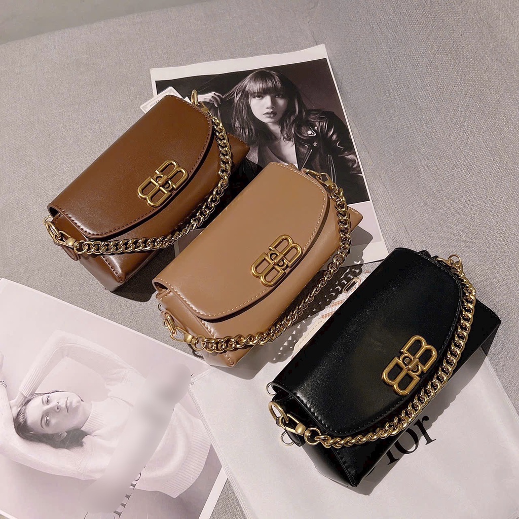 Túi đeo chéo khóa BB thời trang