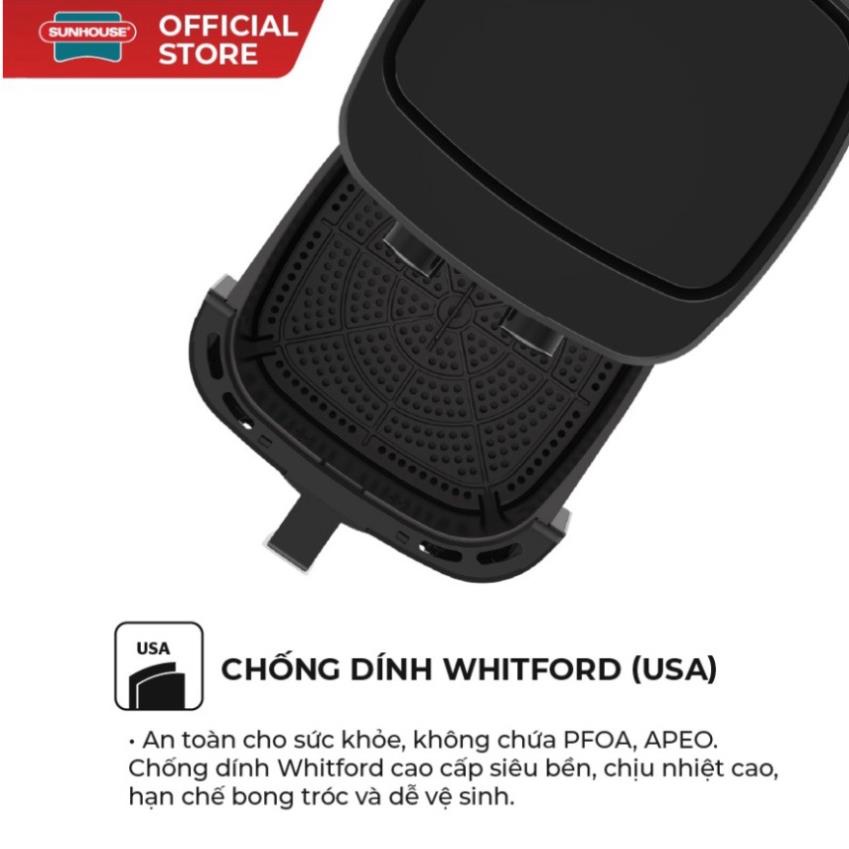 Nồi chiên không dầu 9L Sunhouse SHD4035 dung tích 9L chiên nướng được lượng lớn thức ăn | Ch.