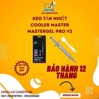 Keo tản nhiệt Cooler Master MasterGel Pro V2, hàng chuẩn,dán cực tốt