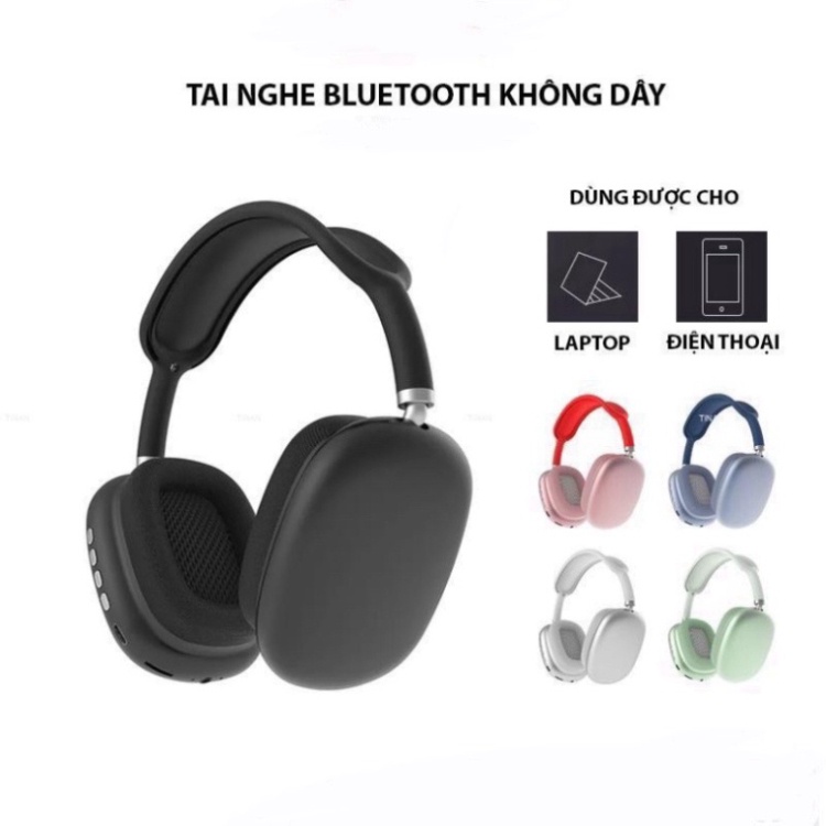 Tai Nghe Bluetooth Chụp Tai Không Dây Chống Ồn Gaming P9 Air Max