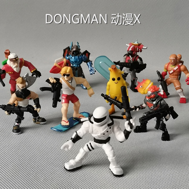 Số lượng lớn chính hãng Fortnite Fortnite Night Hình 6cm Nhân vật hành động chung Người lính với phụ