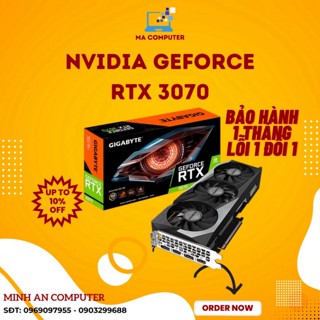 Card màn hình, Vga Rtx 3070 Giga, new lỗi 1 đổi 1
