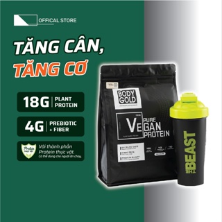 Whey Protein cây trồng Pure Vegan Protein Sữa lên cân Tăng cơ Body Gold