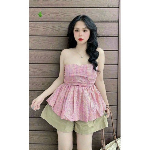 ÁO ỐNG BÍ CARO XỐP ĐẸP