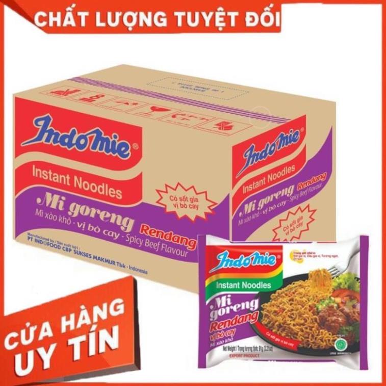 THÙNG 40 GÓI MÌ TRỘN INDOMIE CHÍNH HÃNG DATE MỚI