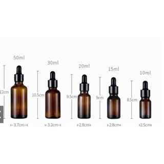 Lọ chiết serum nắp bóp đen trơn cao cấp 5ml -100ml - lọ chiết serum