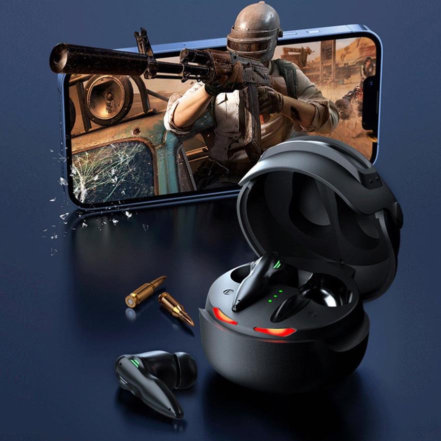 Tai Nghe Gaming Bluetooh MU 3 Hình Nón PUBG Bluetooth V5.3 - Âm Vòm 8D-Độ Trễ Cực Thấp - Âm Thanh Sắc Nét