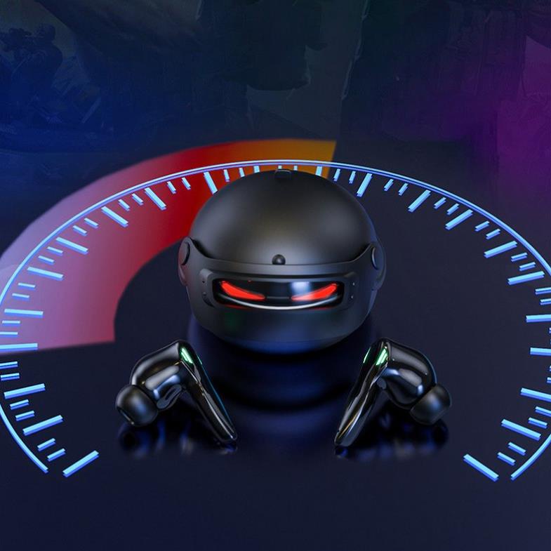 Tai Nghe Gaming Bluetooh MU 3 Hình Nón PUBG Bluetooth V5.3 - Âm Vòm 8D-Độ Trễ Cực Thấp - Âm Thanh Sắc Nét