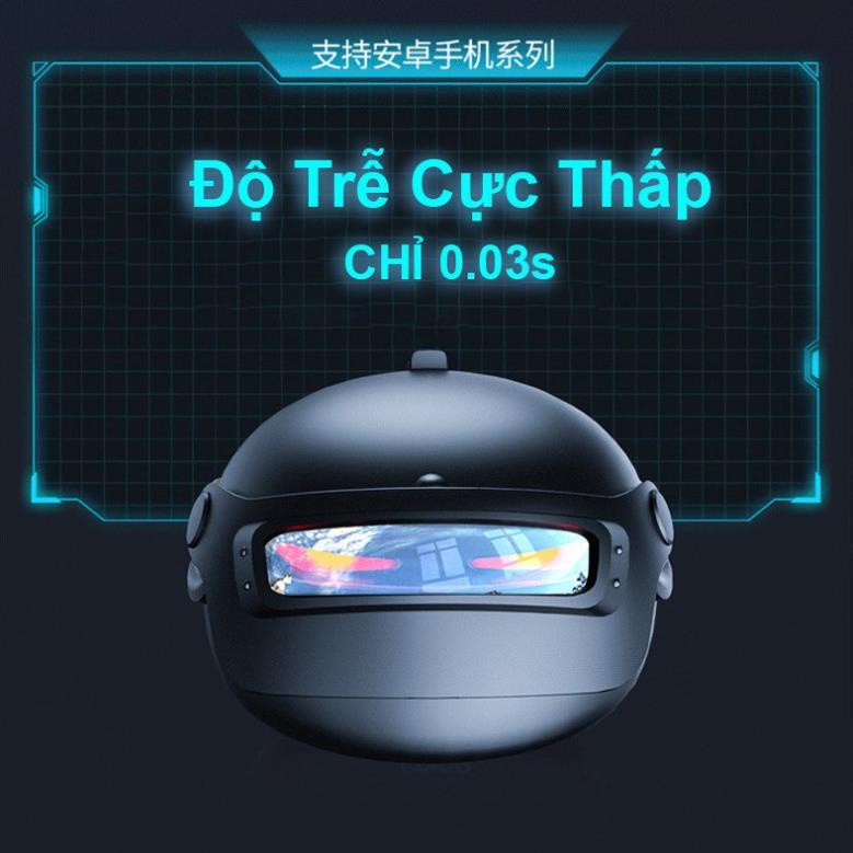 Tai Nghe Gaming Bluetooh MU 3 Hình Nón PUBG Bluetooth V5.3 - Âm Vòm 8D-Độ Trễ Cực Thấp - Âm Thanh Sắc Nét