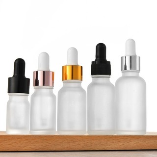Chai thủy tinh cao cấp trắng mờ chiết serum 30ml/50ml/100ml