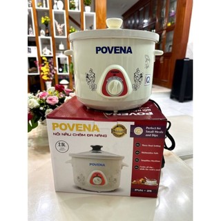Nồi nấu cháo chậm povena 2.5L